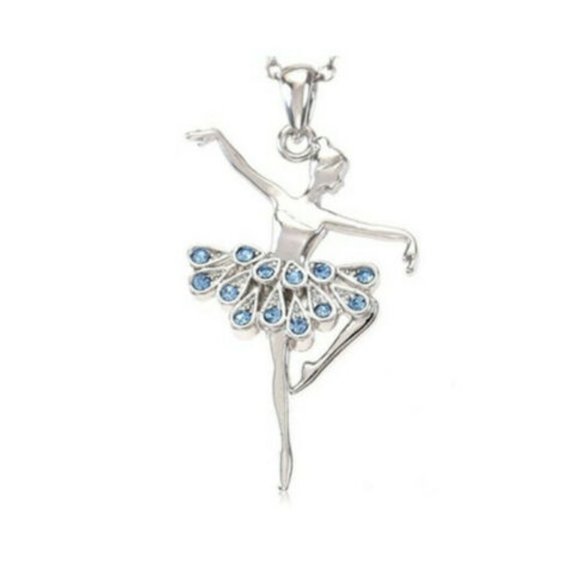 Jewelry - Blue Ballerina Necklace
